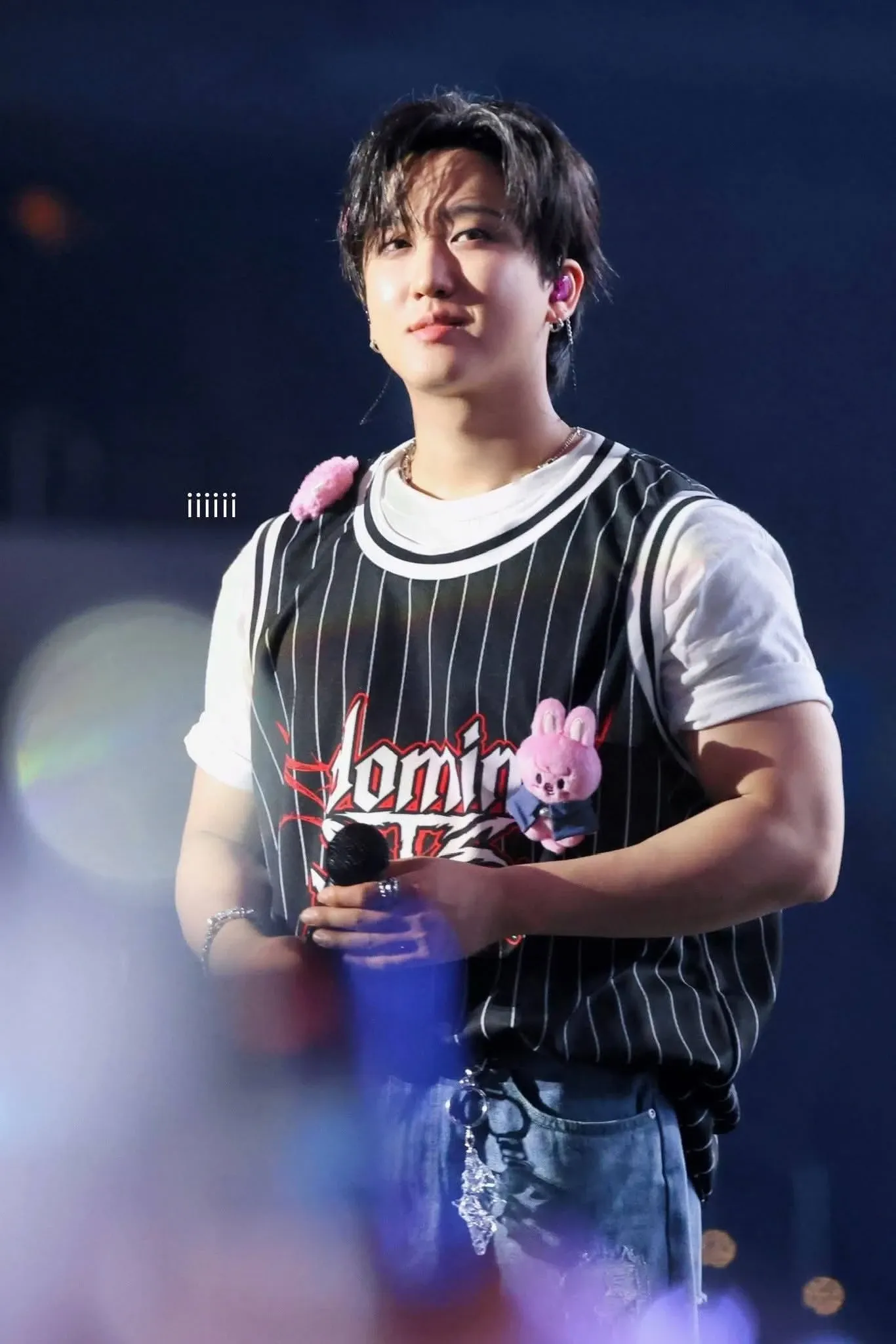 Recent activity shot of Changbin (Stray Kids)