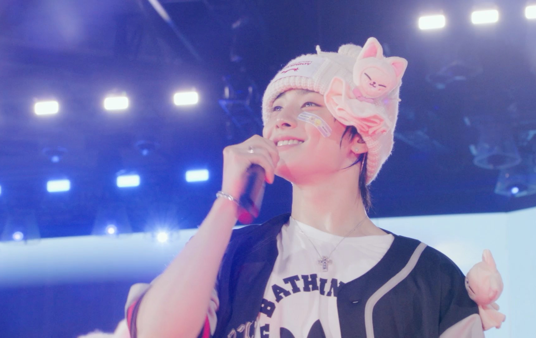 A moment captured by I.N (Stray Kids)'s fan