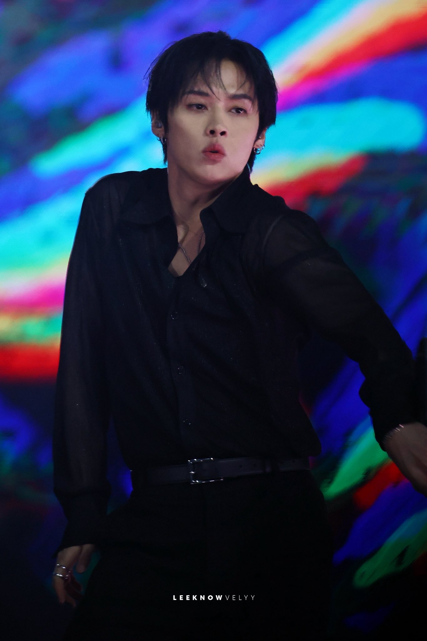 Lee Know (Stray Kids)粉丝拍下的瞬间