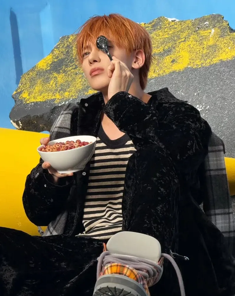 A moment captured by Taehyun (TOMORROW X TOGETHER)'s fan