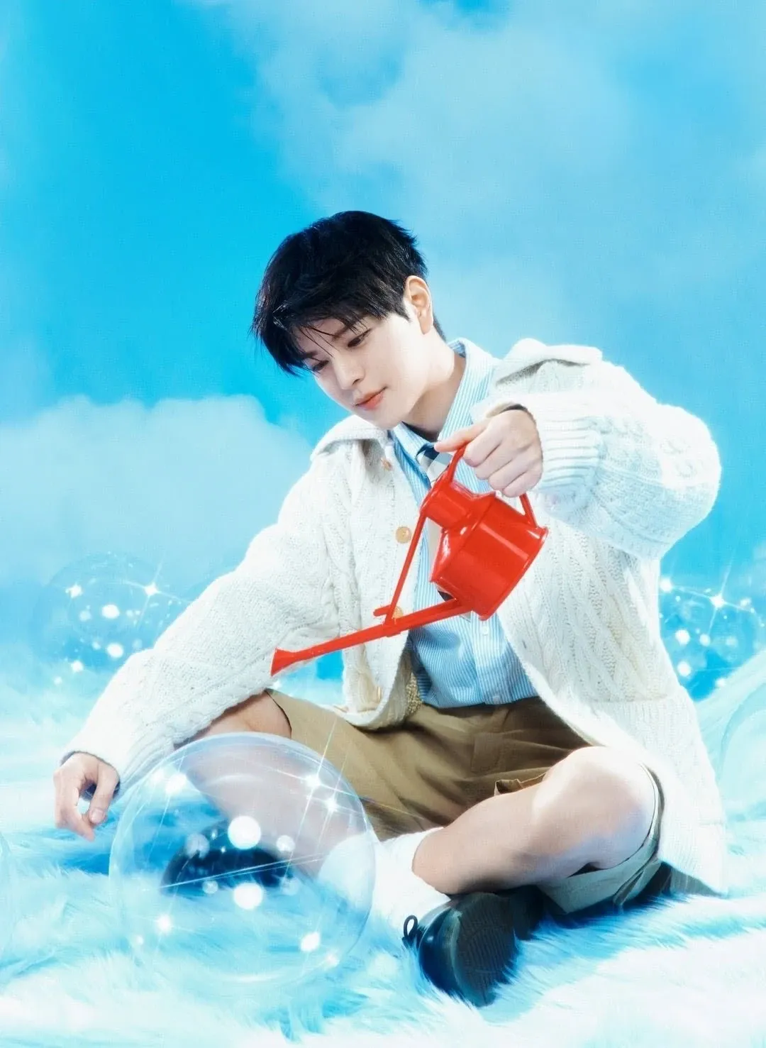 Recent activity shot of Seungmin (Stray Kids)