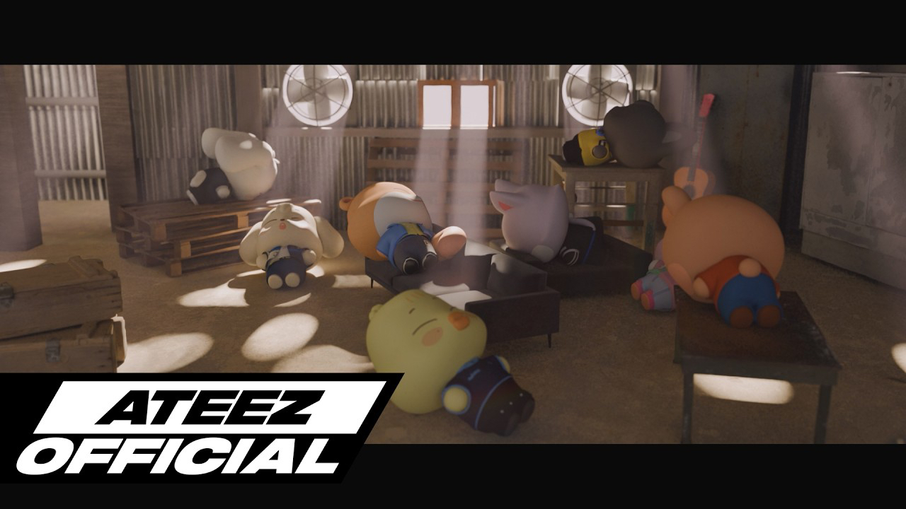 에이티즈의 비하인드 컷