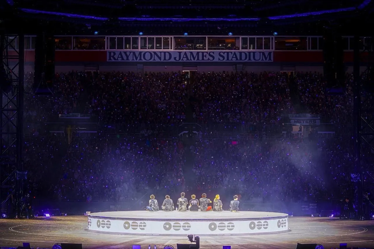 防彈少年團粉絲拍下的瞬間