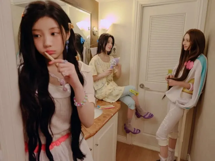 Recent activity shot of Wonhee (ILLIT)