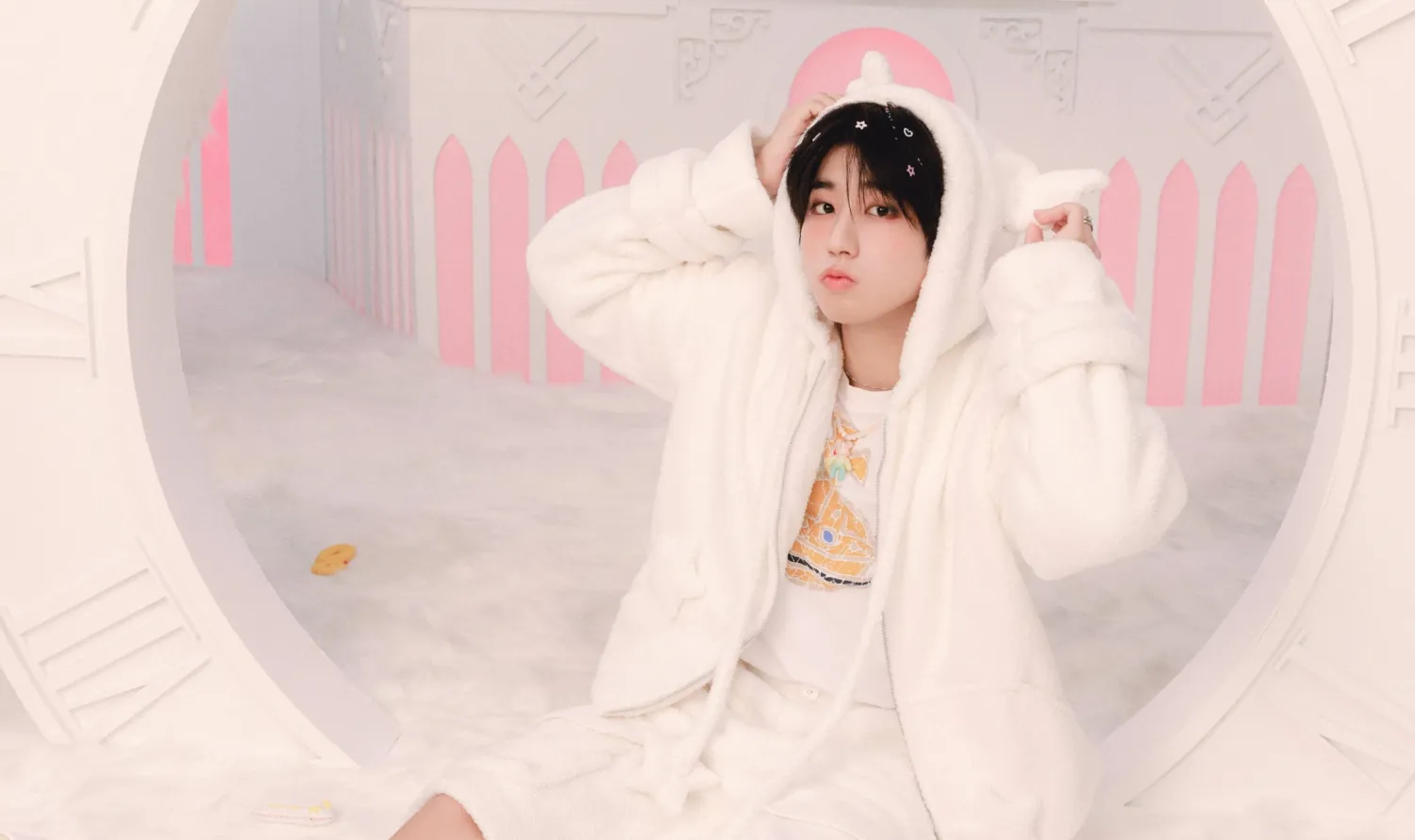 A moment captured by HAN (Stray Kids)'s fan