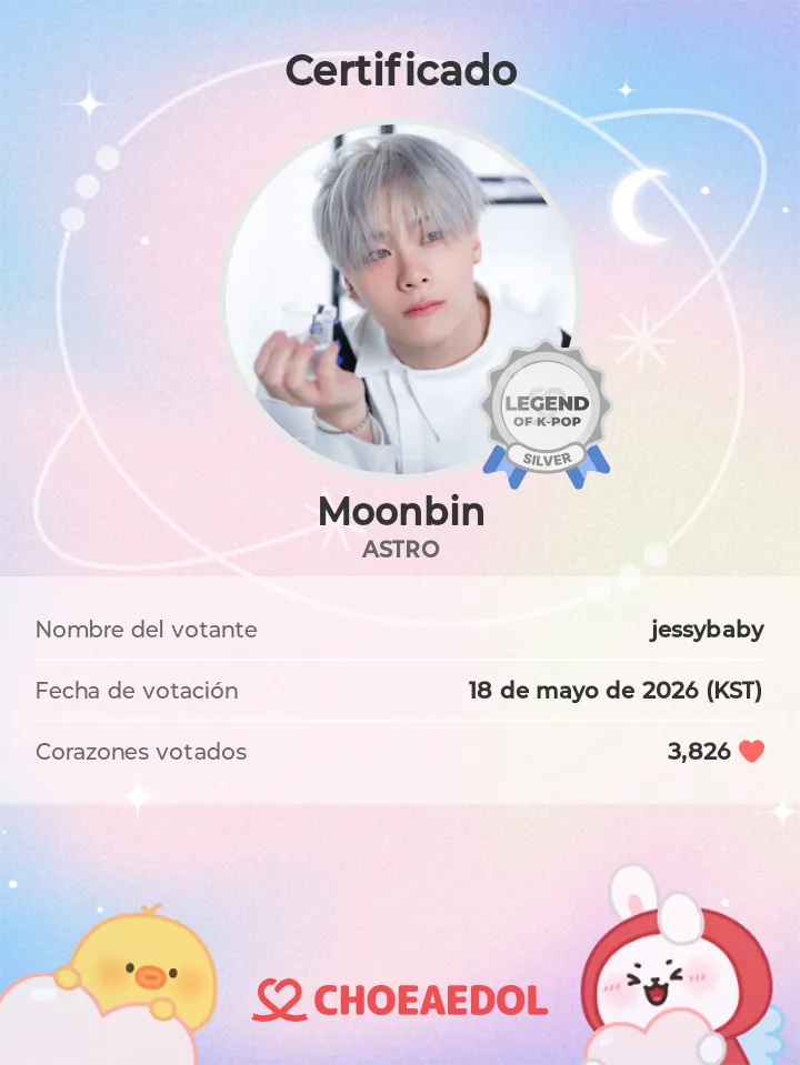 A moment captured by Moonbin (ASTRO)'s fan