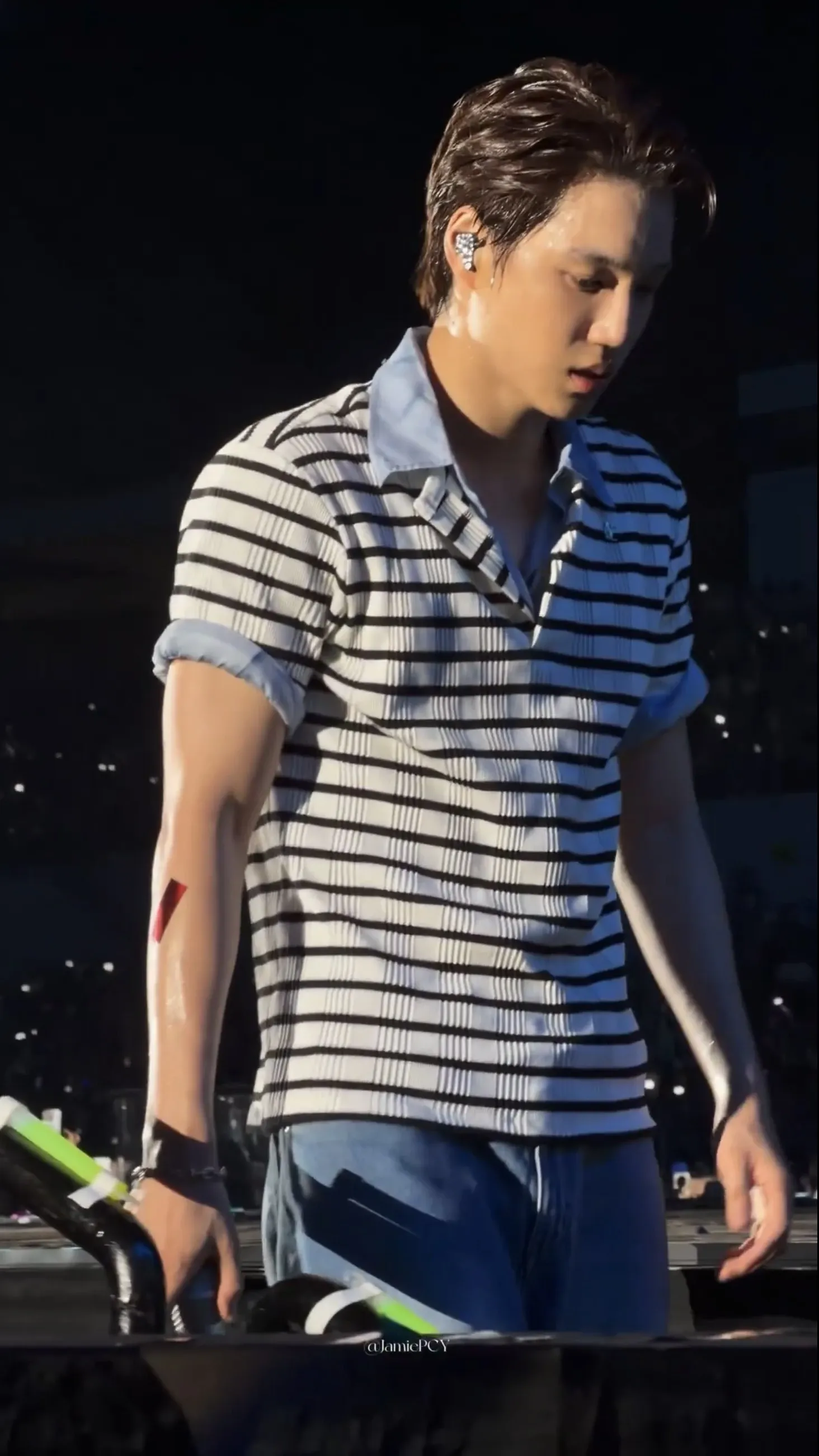 Momen yang diabadikan oleh penggemar Kai (EXO)