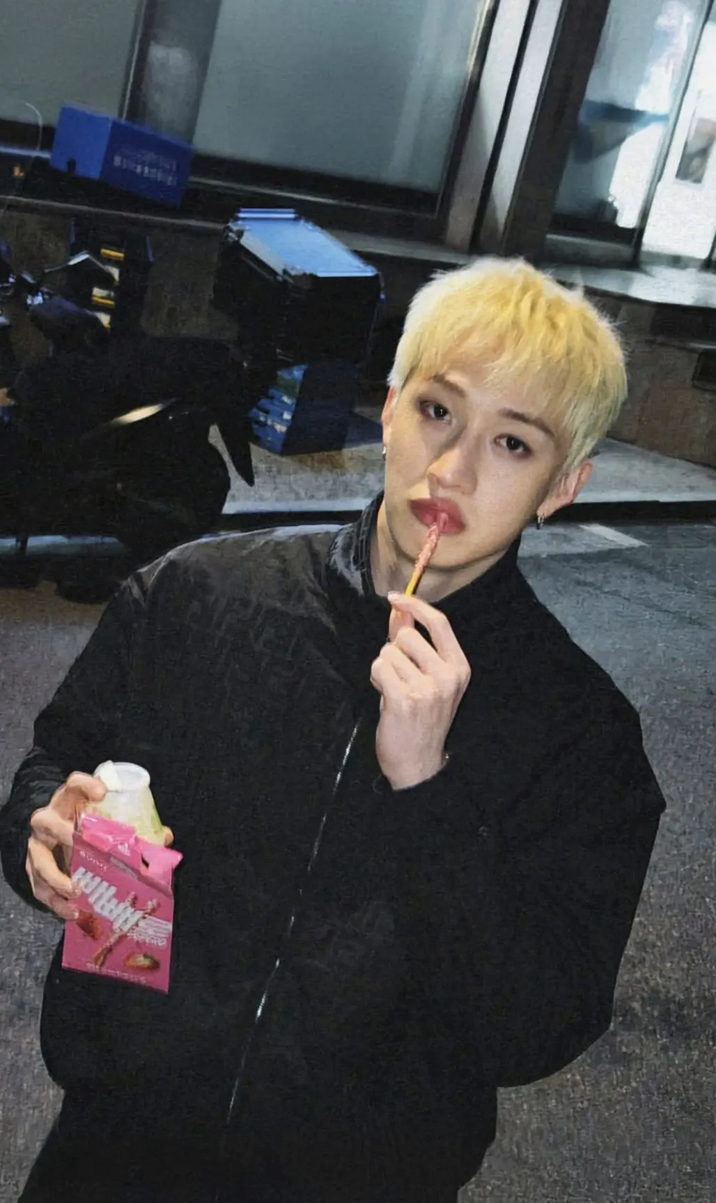 Behind-the-scenes cut of Bang Chan (Stray Kids)