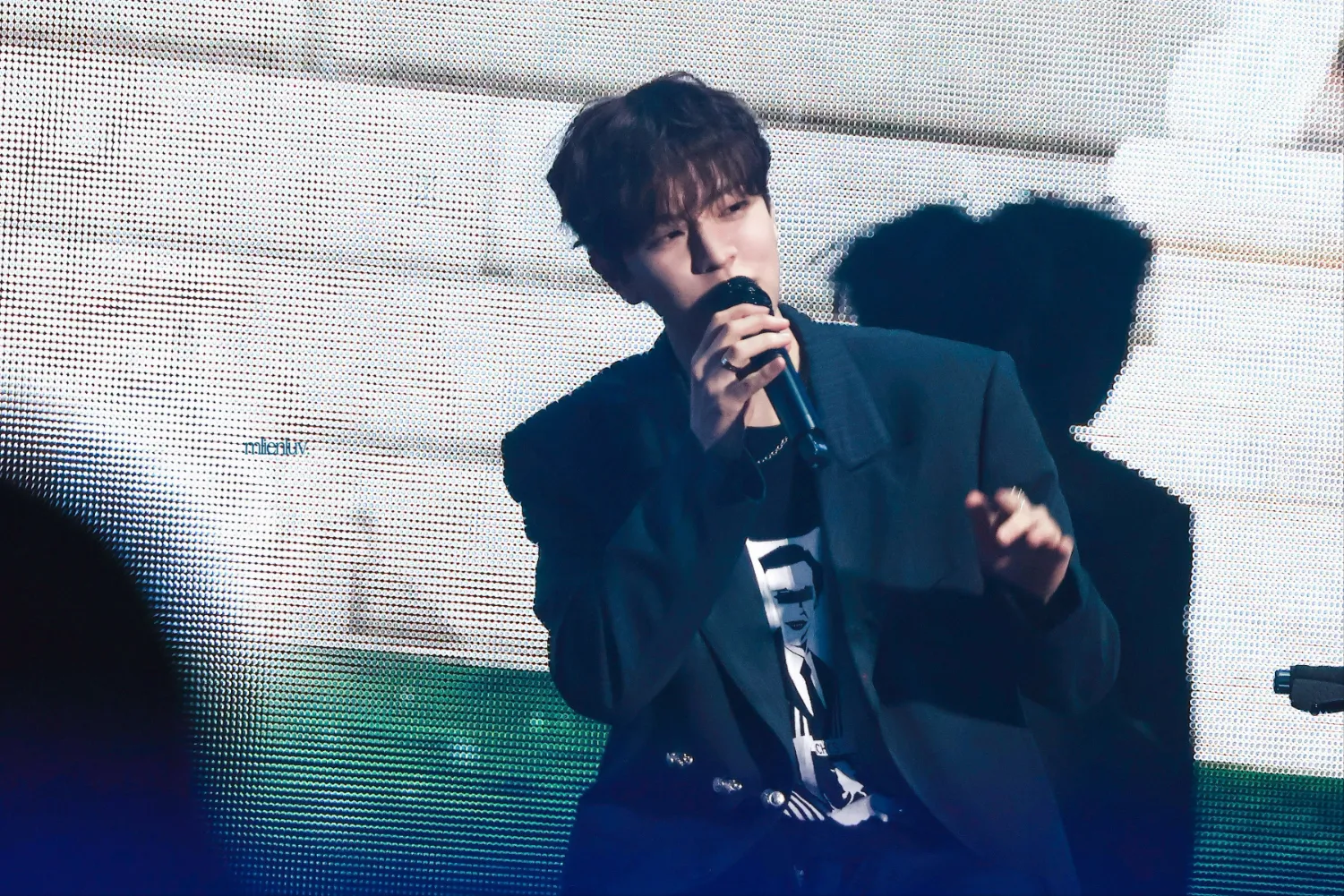 A moment captured by Seungmin (Stray Kids)'s fan