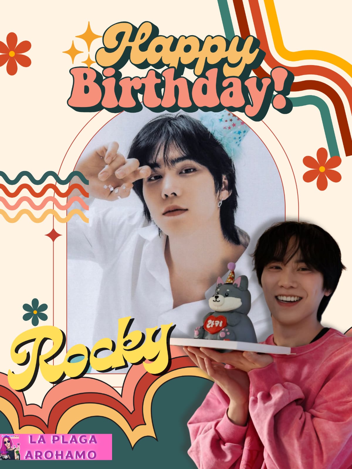 A moment captured by Rocky's fan