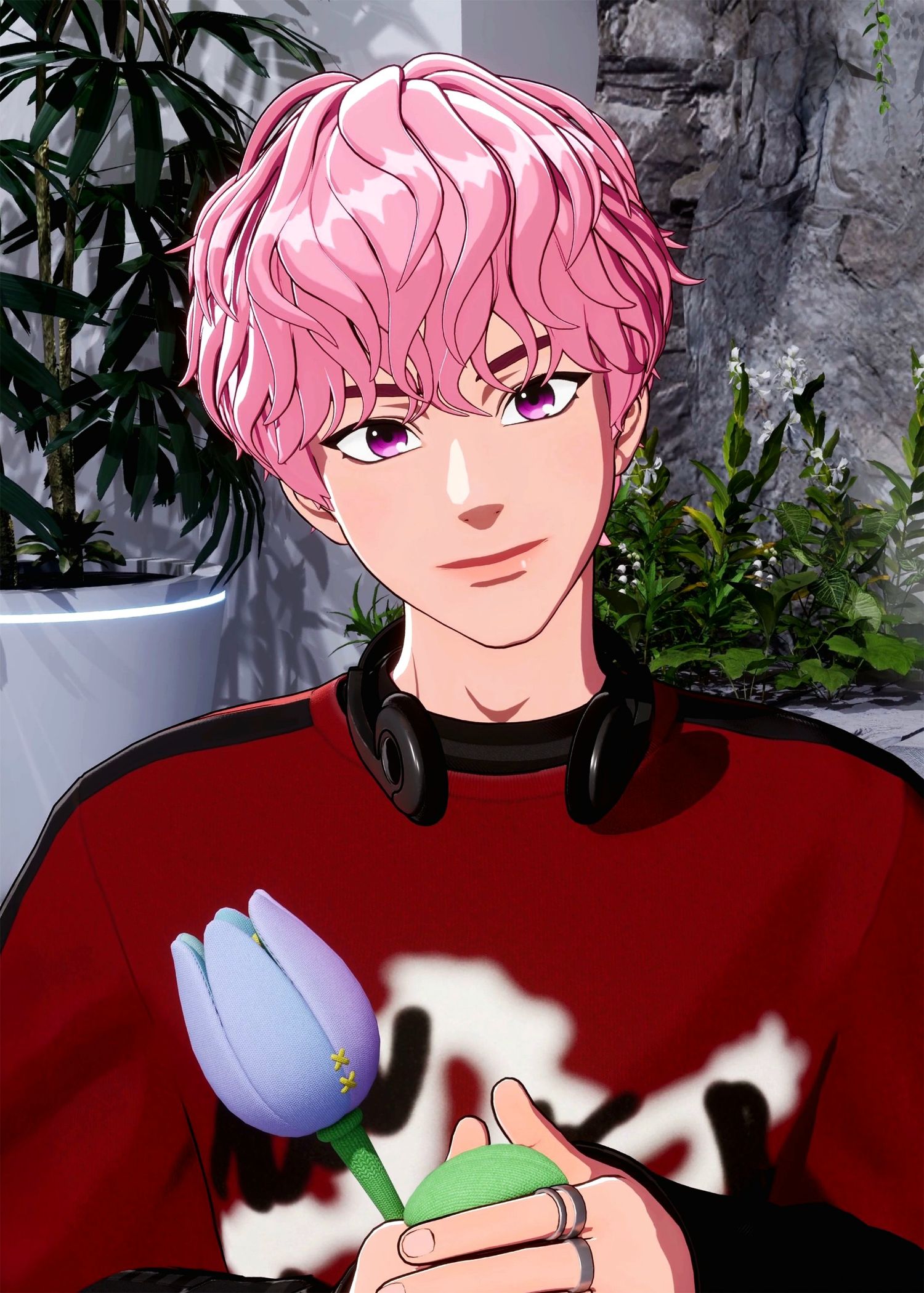 Recent activity shot of Bamby (PLAVE)