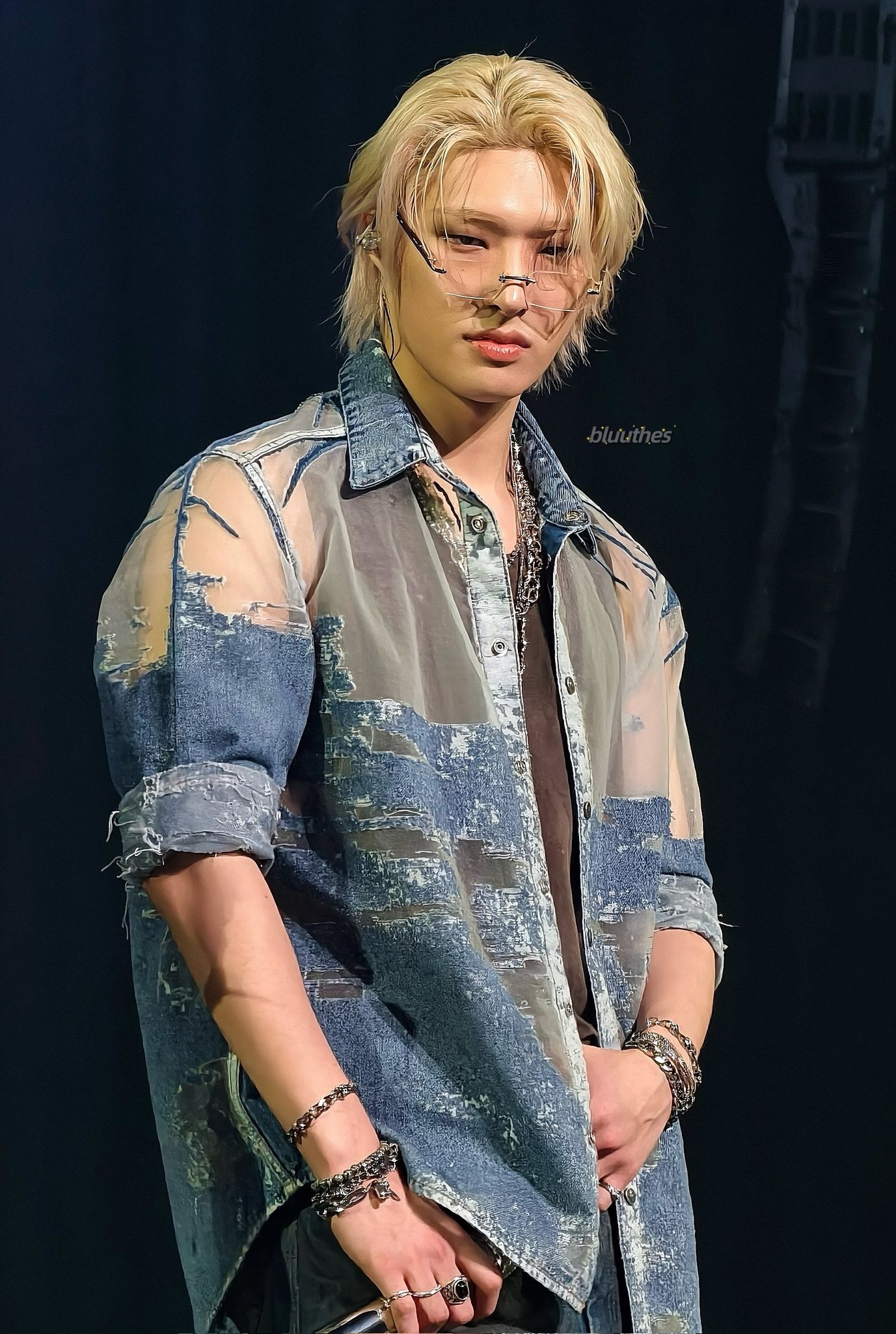 Recent activity shot of Mingi (ATEEZ)