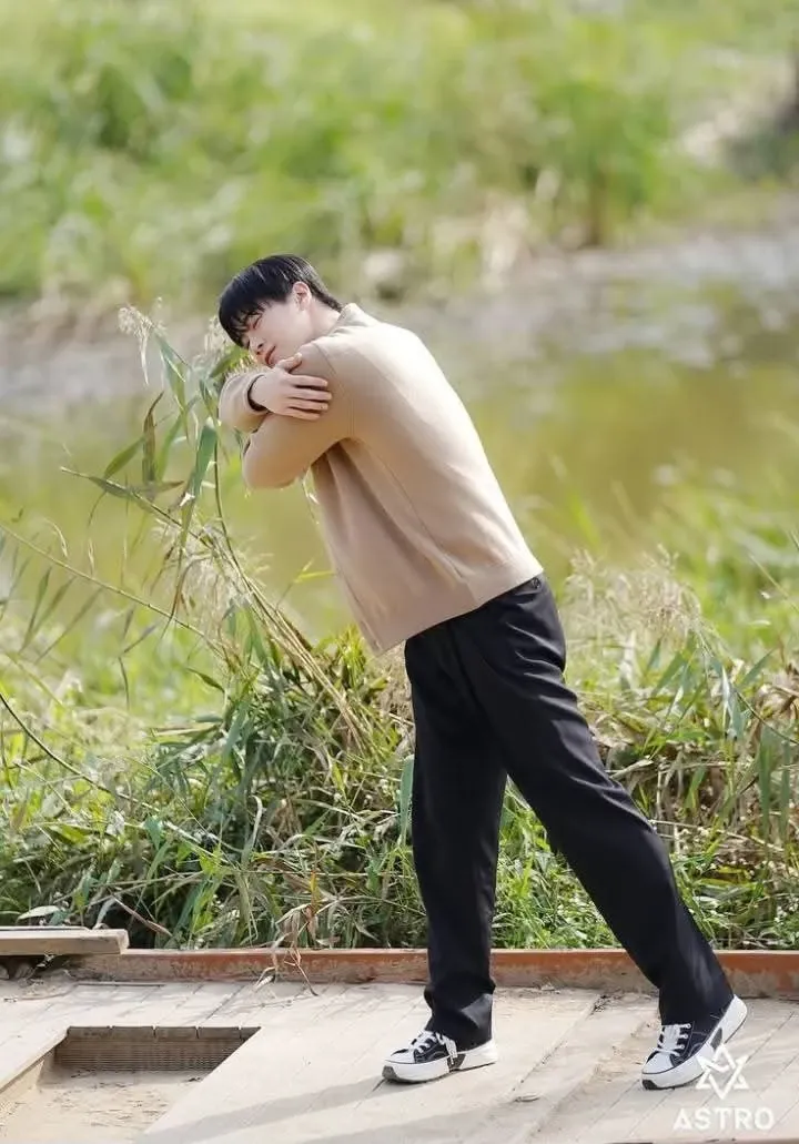 Recent activity shot of Moonbin (ASTRO)