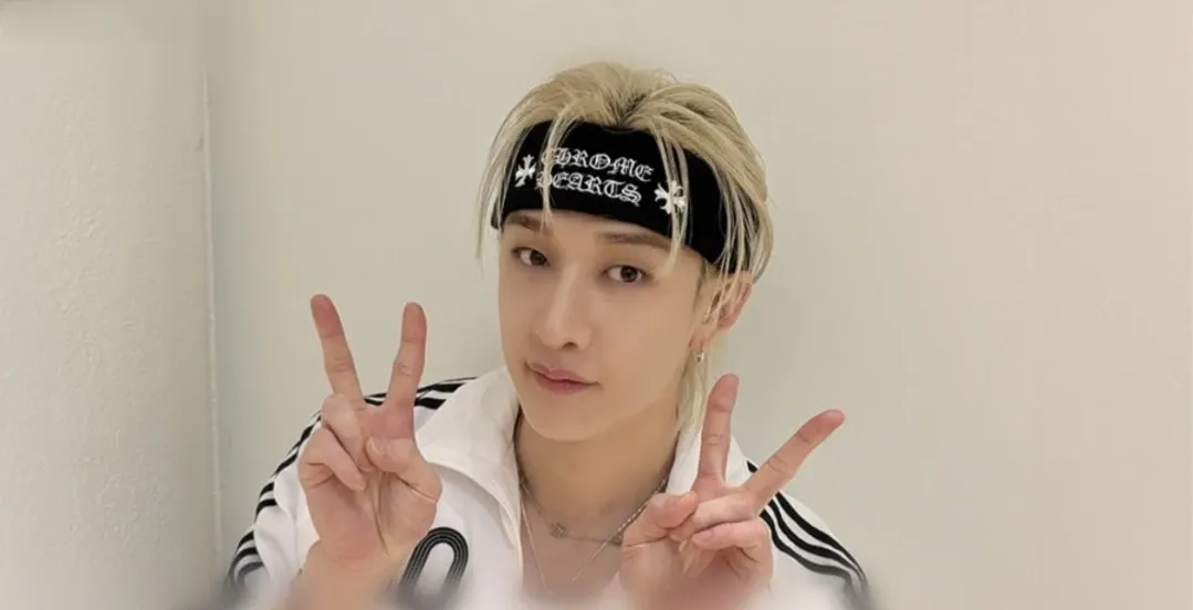 Recent activity shot of Bang Chan (Stray Kids)
