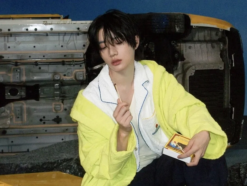 Behind-the-scenes cut of Beomgyu (TOMORROW X TOGETHER)