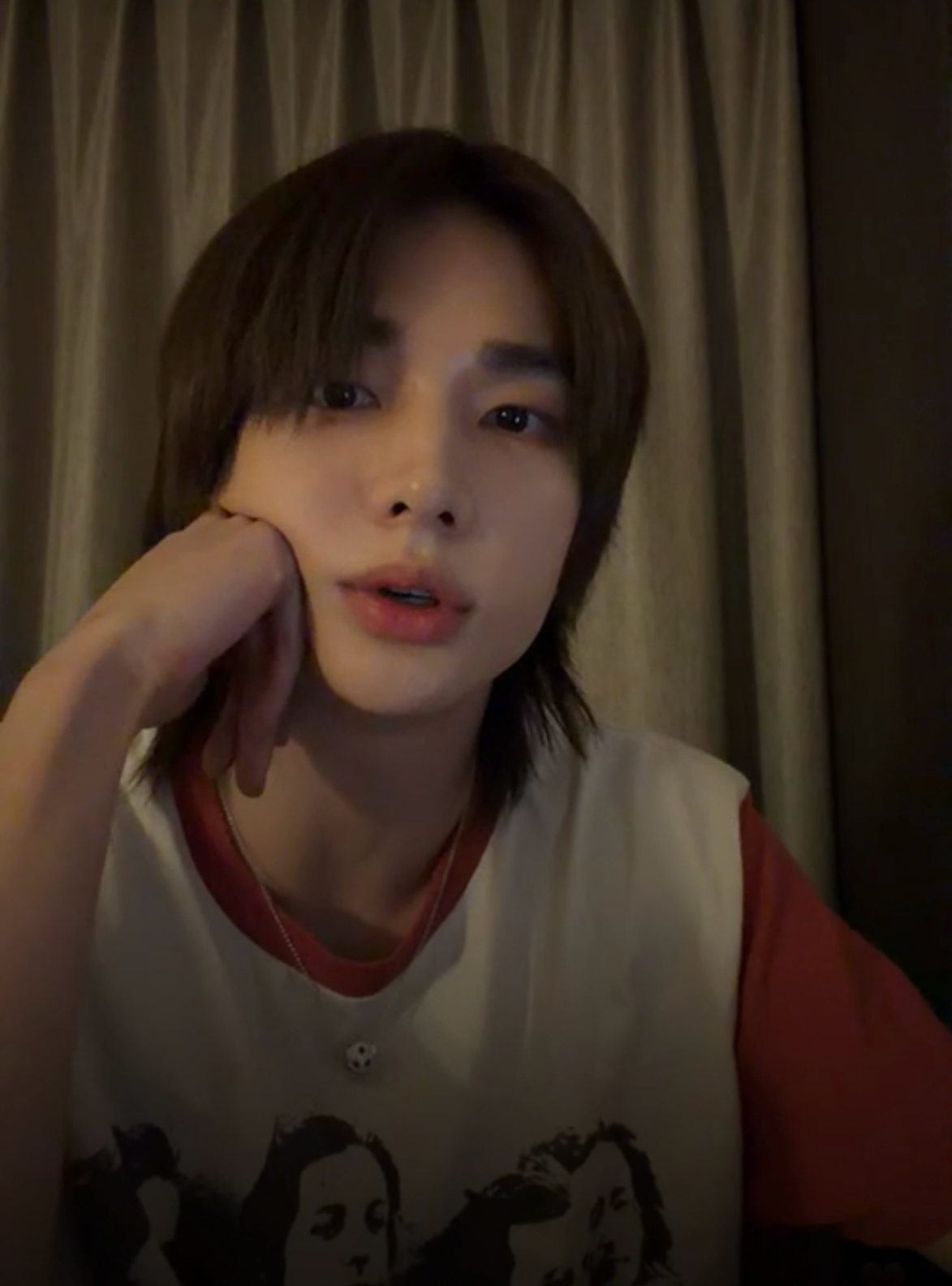 Latest photo of Hyunjin (Stray Kids)