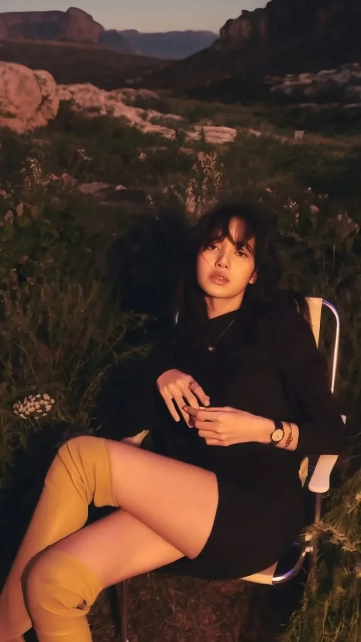 Momen yang diabadikan oleh penggemar Lisa (BLACKPINK)