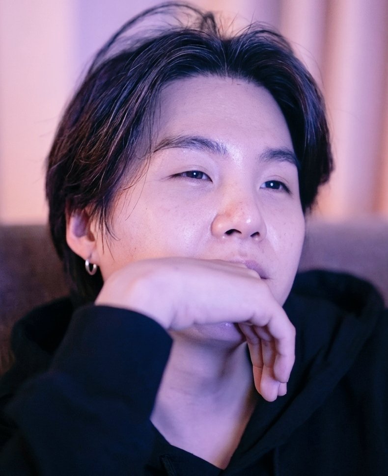 Recent activity shot of SUGA (BTS)