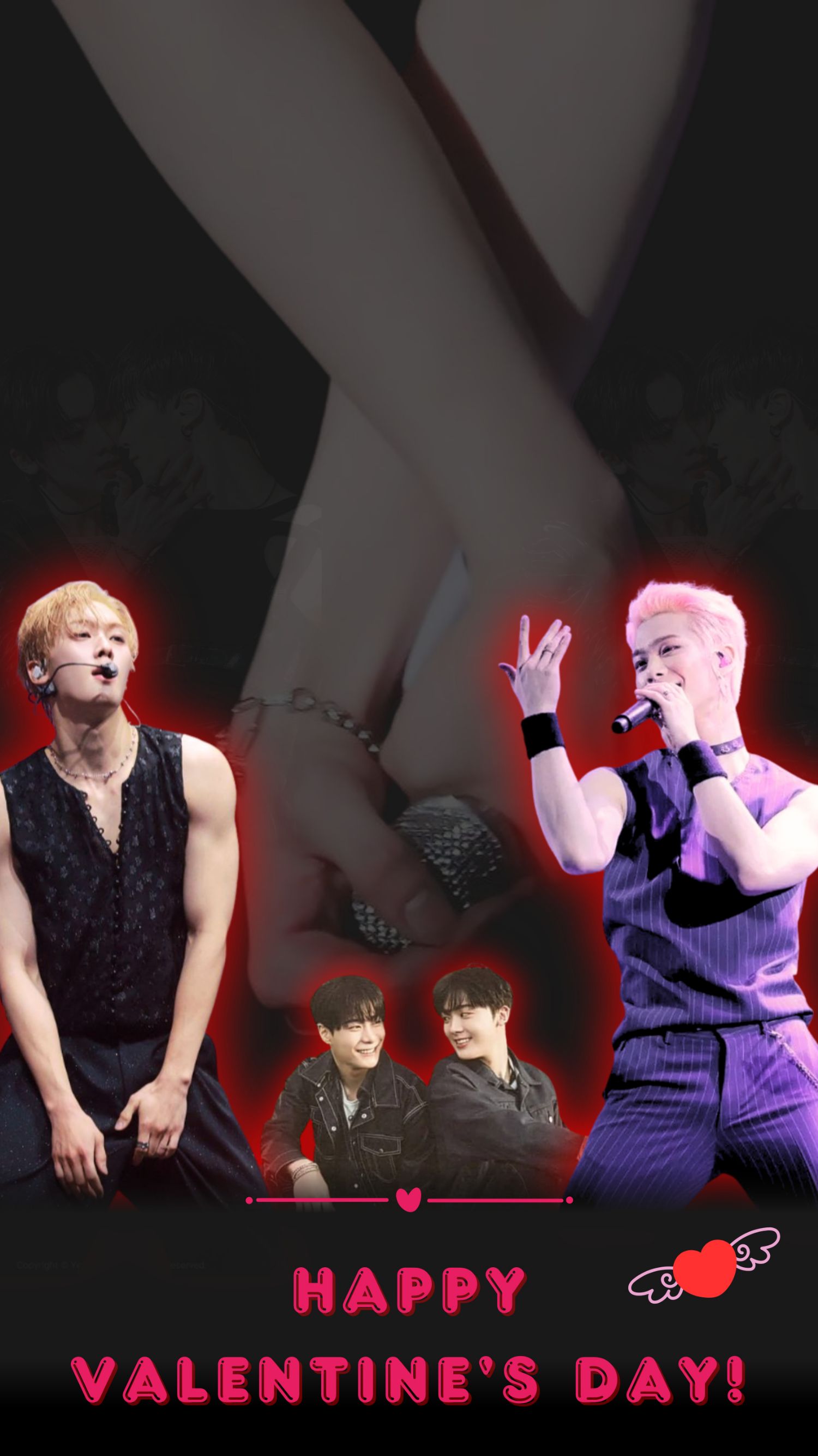 A heartfelt wallpaper shared by Moonbin (ASTRO)'s fans