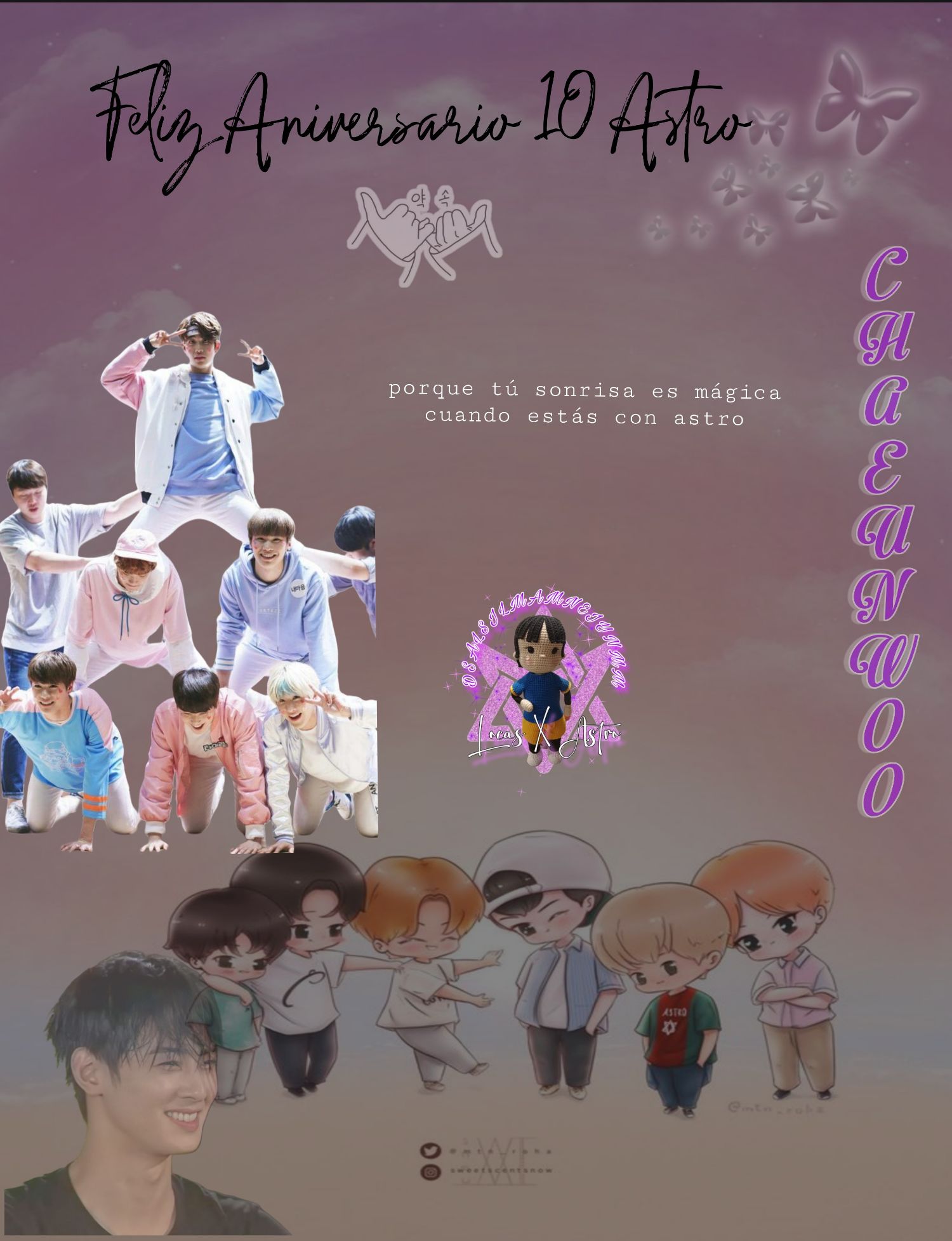 A moment captured by Eunwoo (ASTRO)'s fan