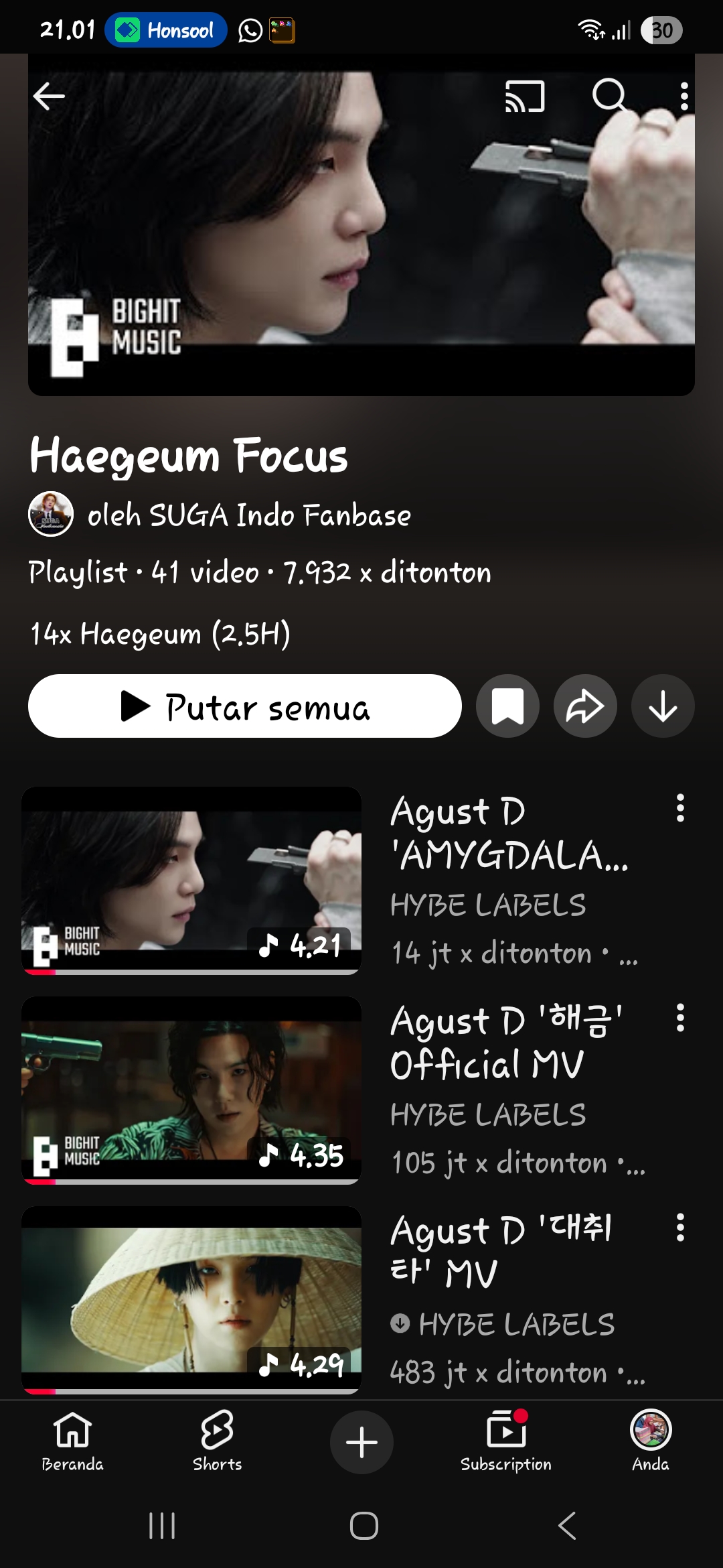 Today's most popular wallpaper in the SUGA (BTS) community