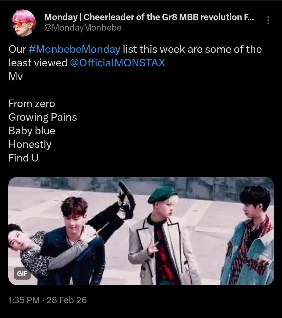 Foto aktivitas terbaru MONSTA X