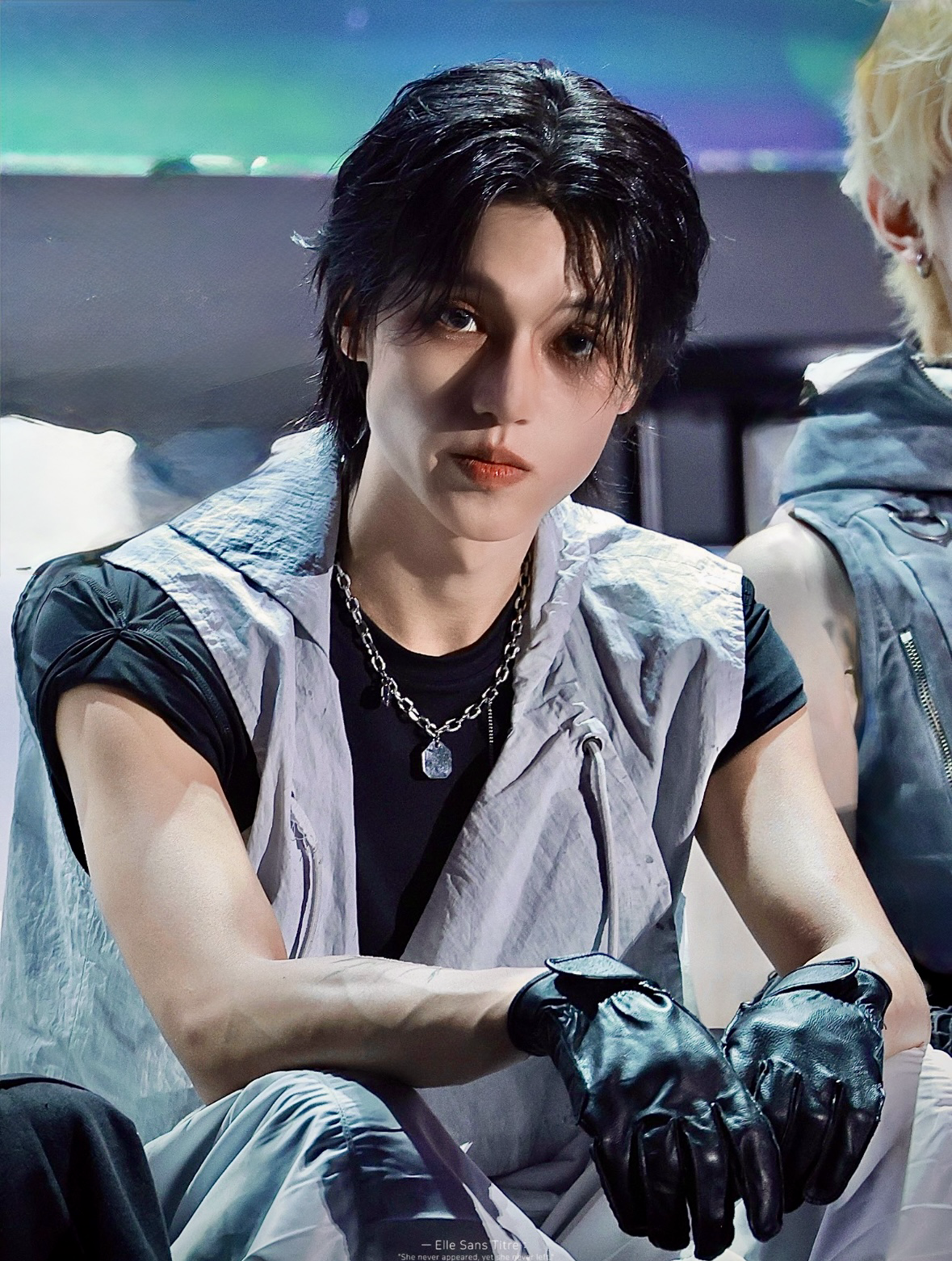 Recent activity shot of Wooyoung (ATEEZ)