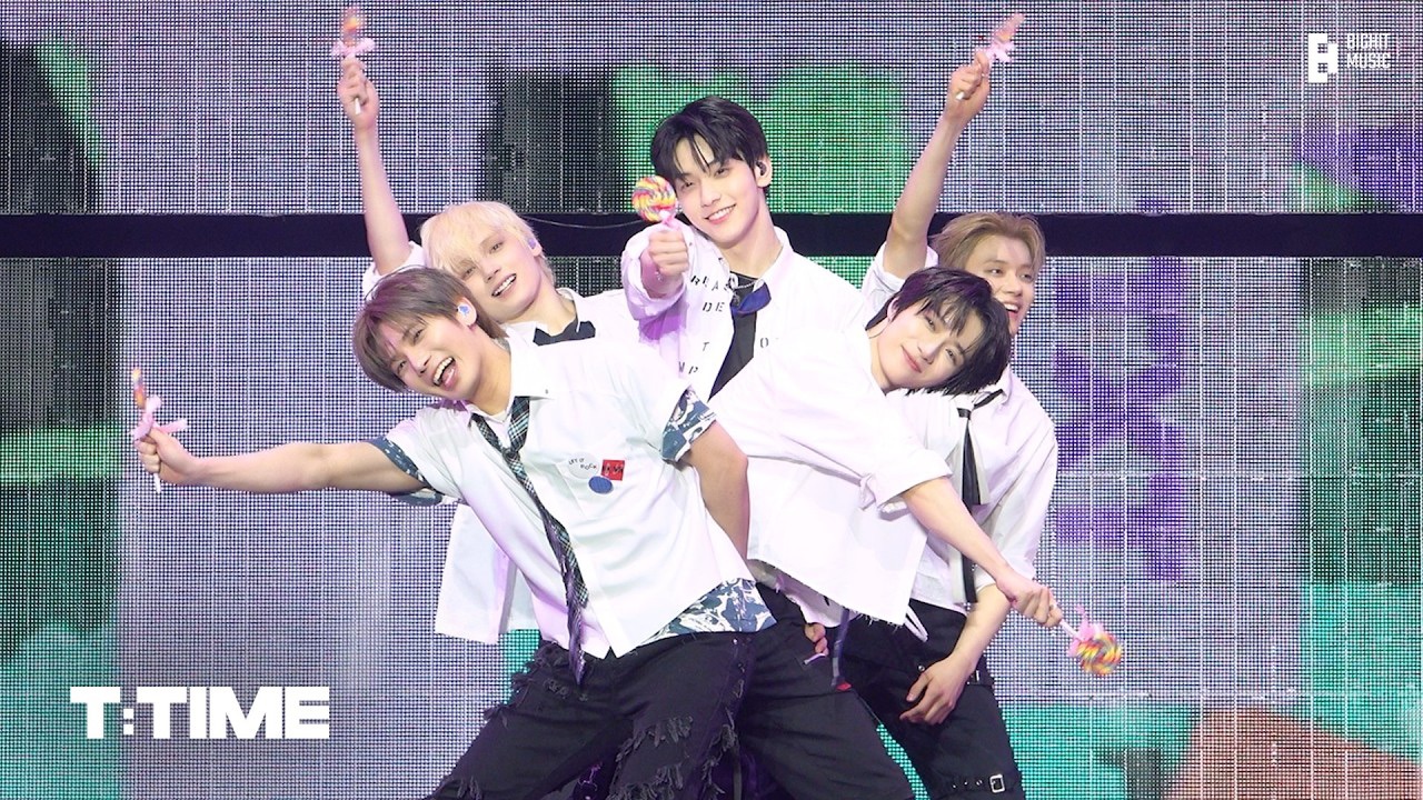 A moment captured by TOMORROW X TOGETHER's fan