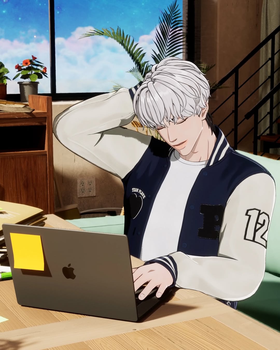 Recent activity shot of Eunho (PLAVE)