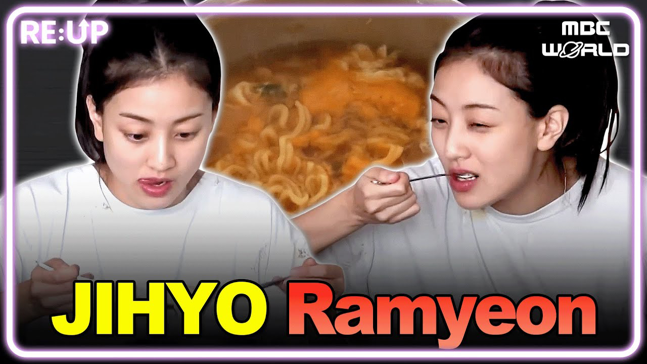 지효 (TWICE)의 비하인드 컷