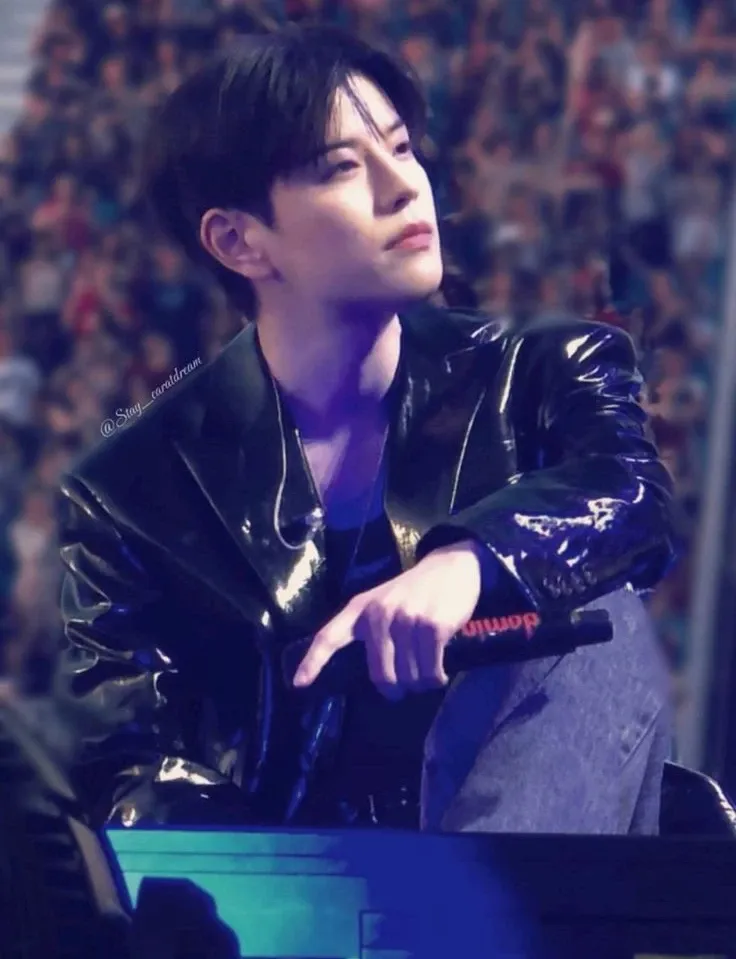 A moment captured by Seungmin (Stray Kids)'s fan