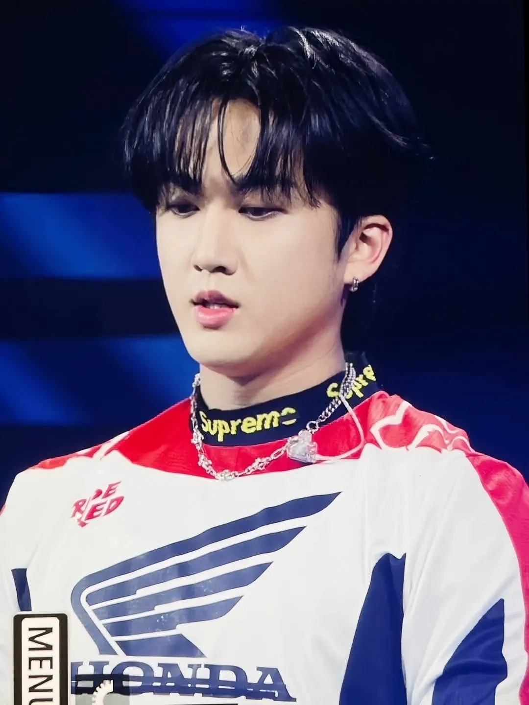 Recent activity shot of Changbin (Stray Kids)