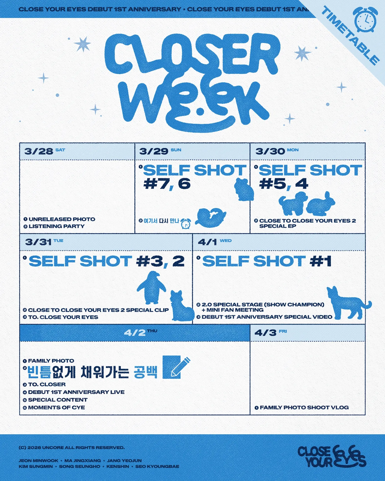 A moment captured by CLOSE YOUR EYES's fan