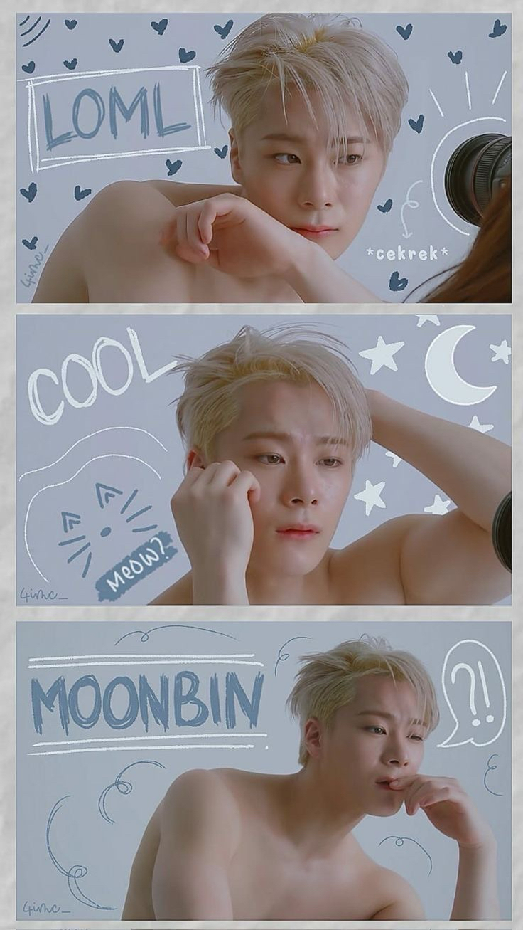 Recent activity shot of Moonbin (ASTRO)