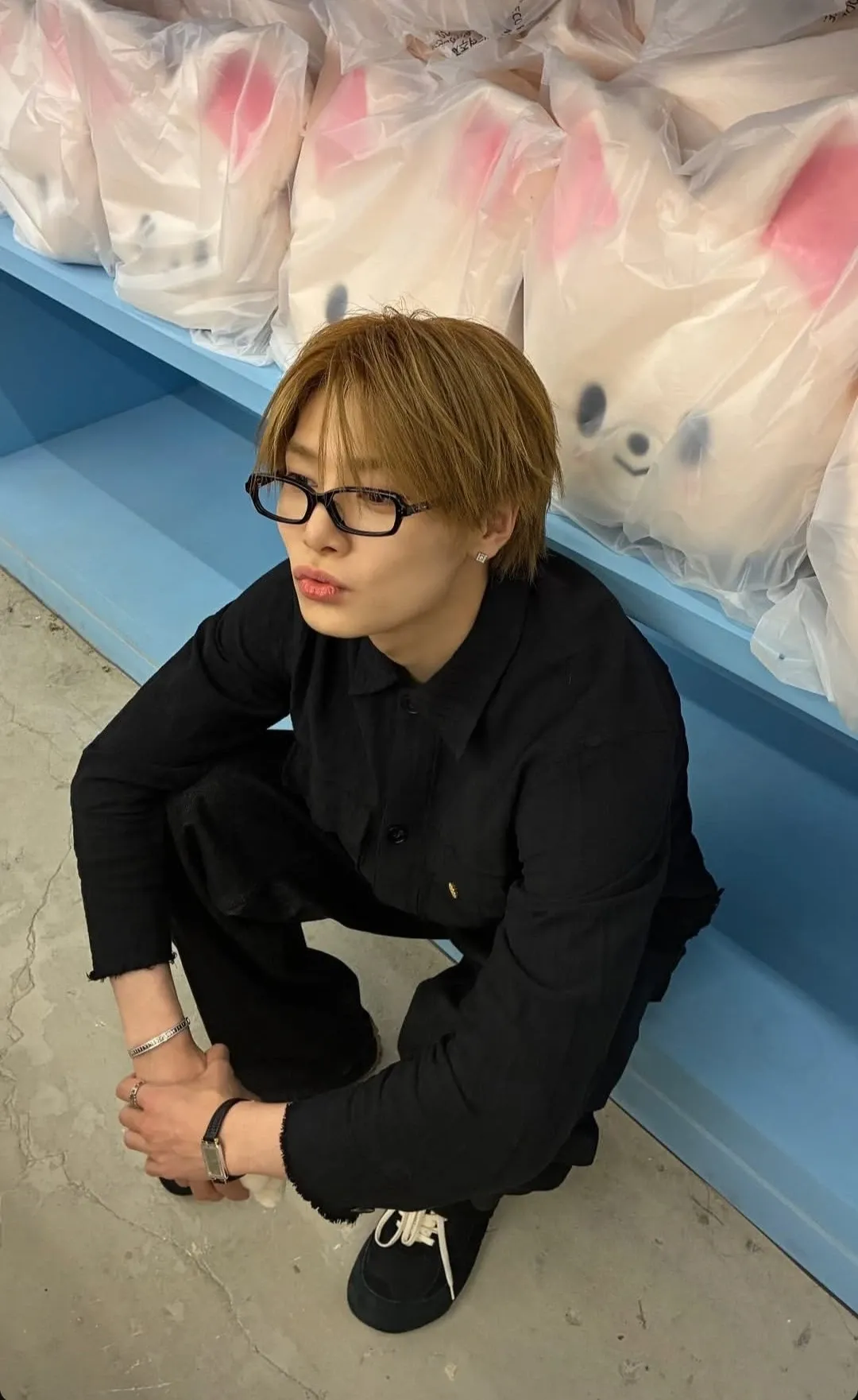 A moment captured by I.N (Stray Kids)'s fan