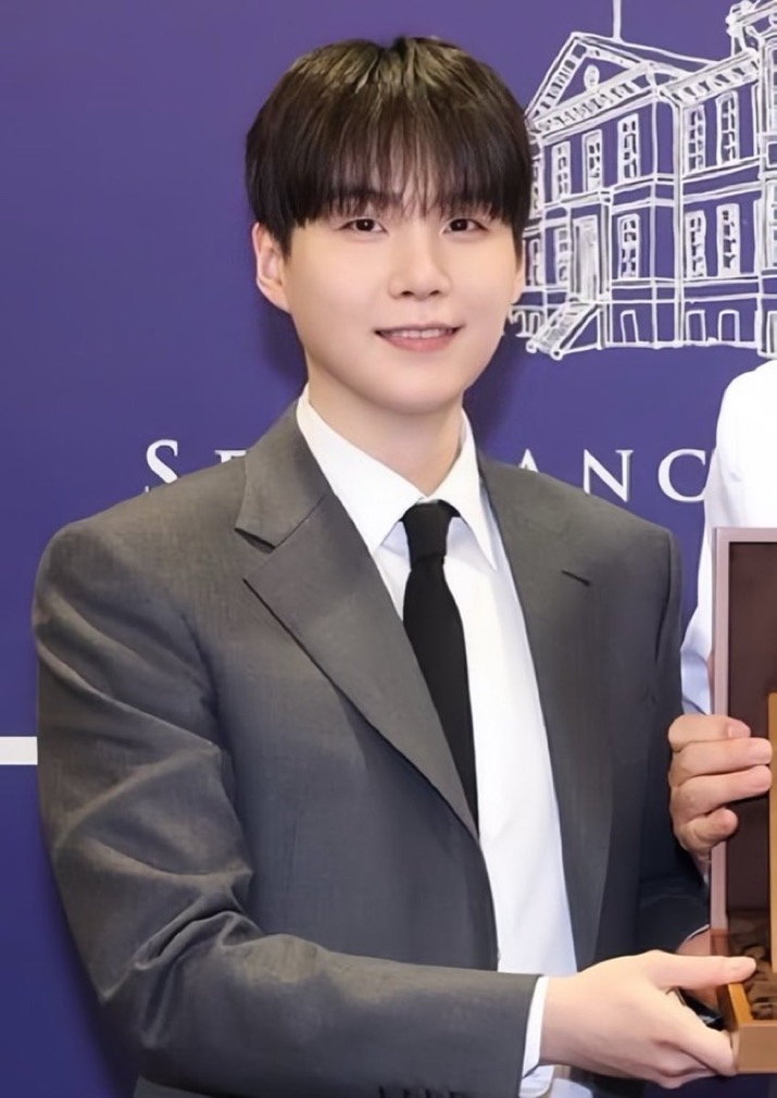 Recent activity shot of SUGA (BTS)