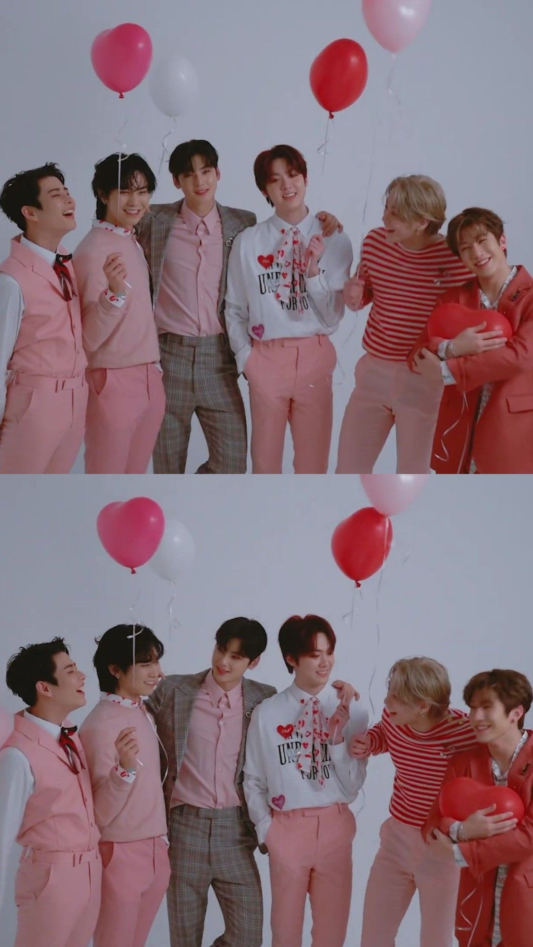 A heartfelt wallpaper shared by Sanha (ASTRO)'s fans