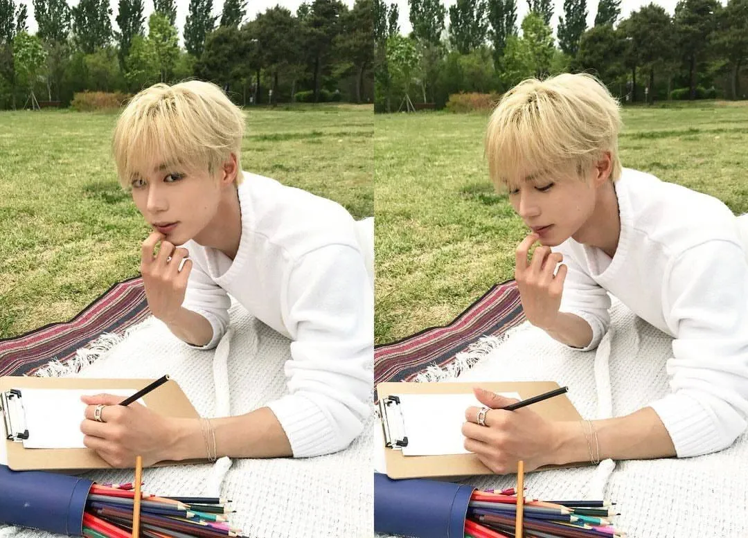 Recent activity shot of Kim Junseo (ALPHA DRIVE ONE)