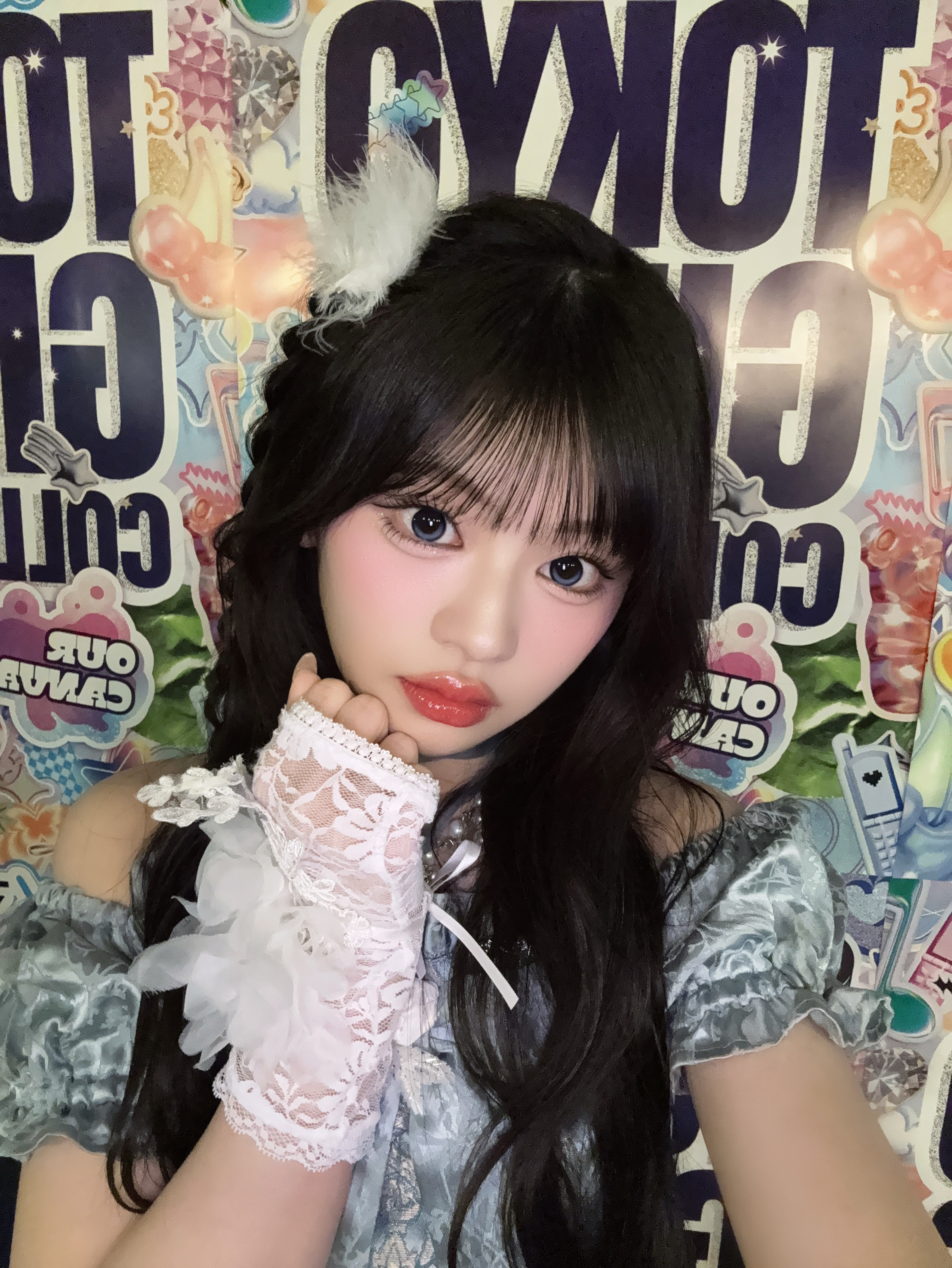 A moment captured by Murakami Rinon (ME:I)'s fan