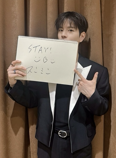 A moment captured by Seungmin (Stray Kids)'s fan