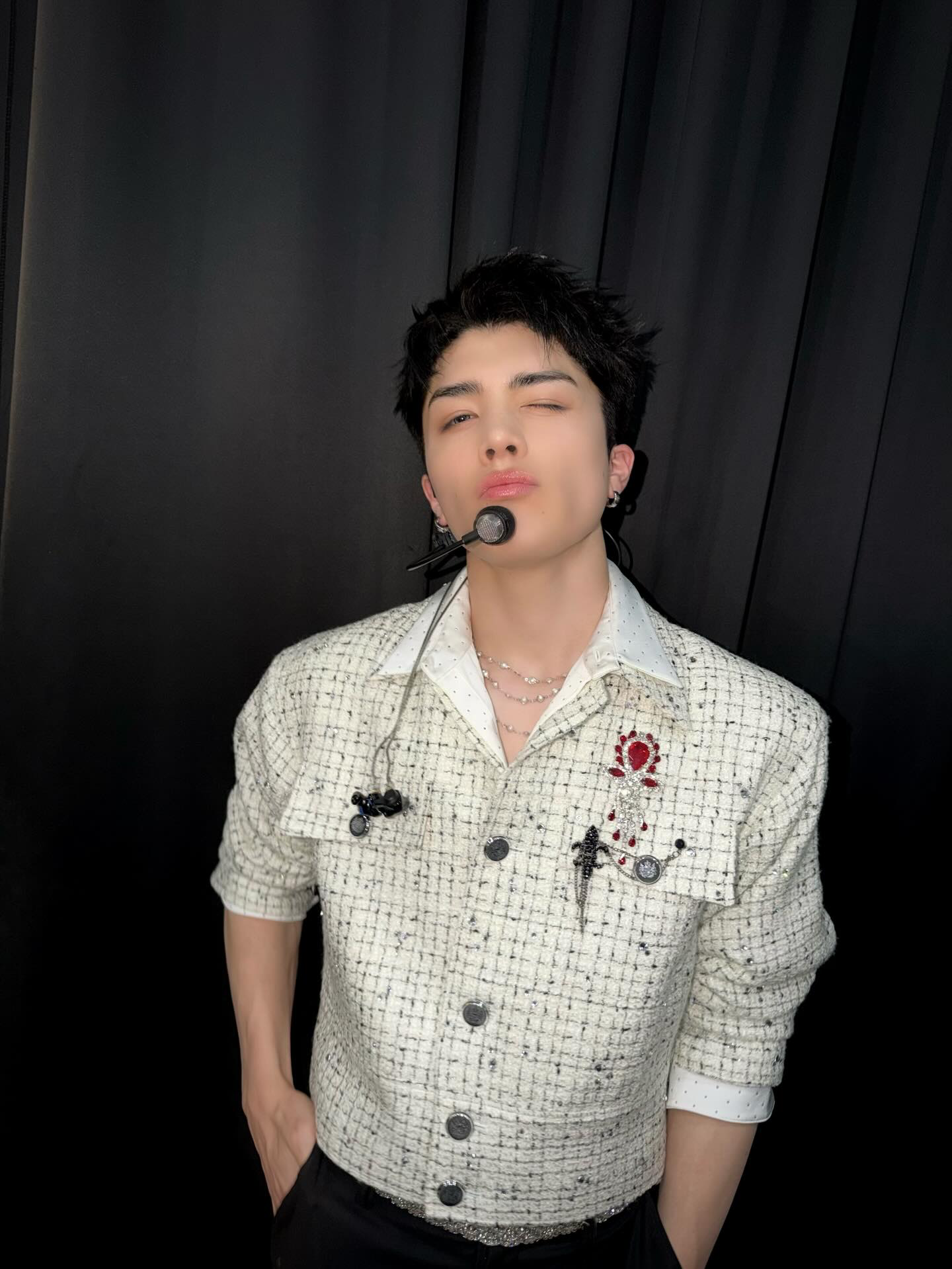 Recent activity shot of Maki (&TEAM)