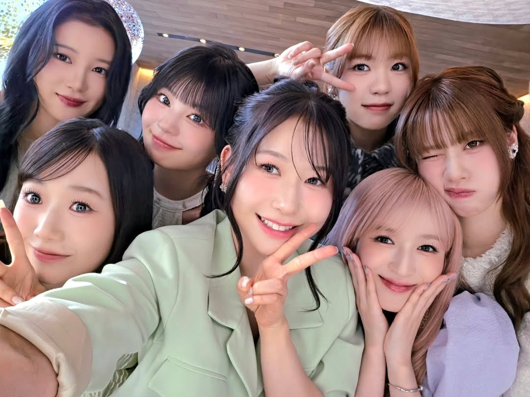 A moment captured by Kasahara Momona (ME:I)'s fan