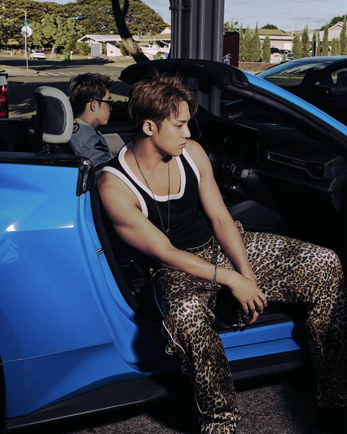 A moment captured by Mingyu (SEVENTEEN)'s fan