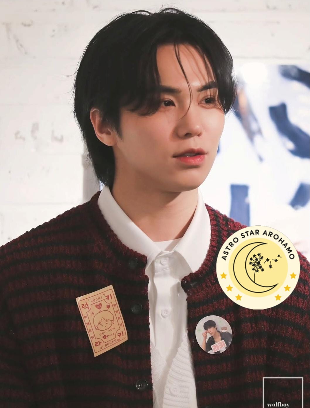 A moment captured by Rocky's fan