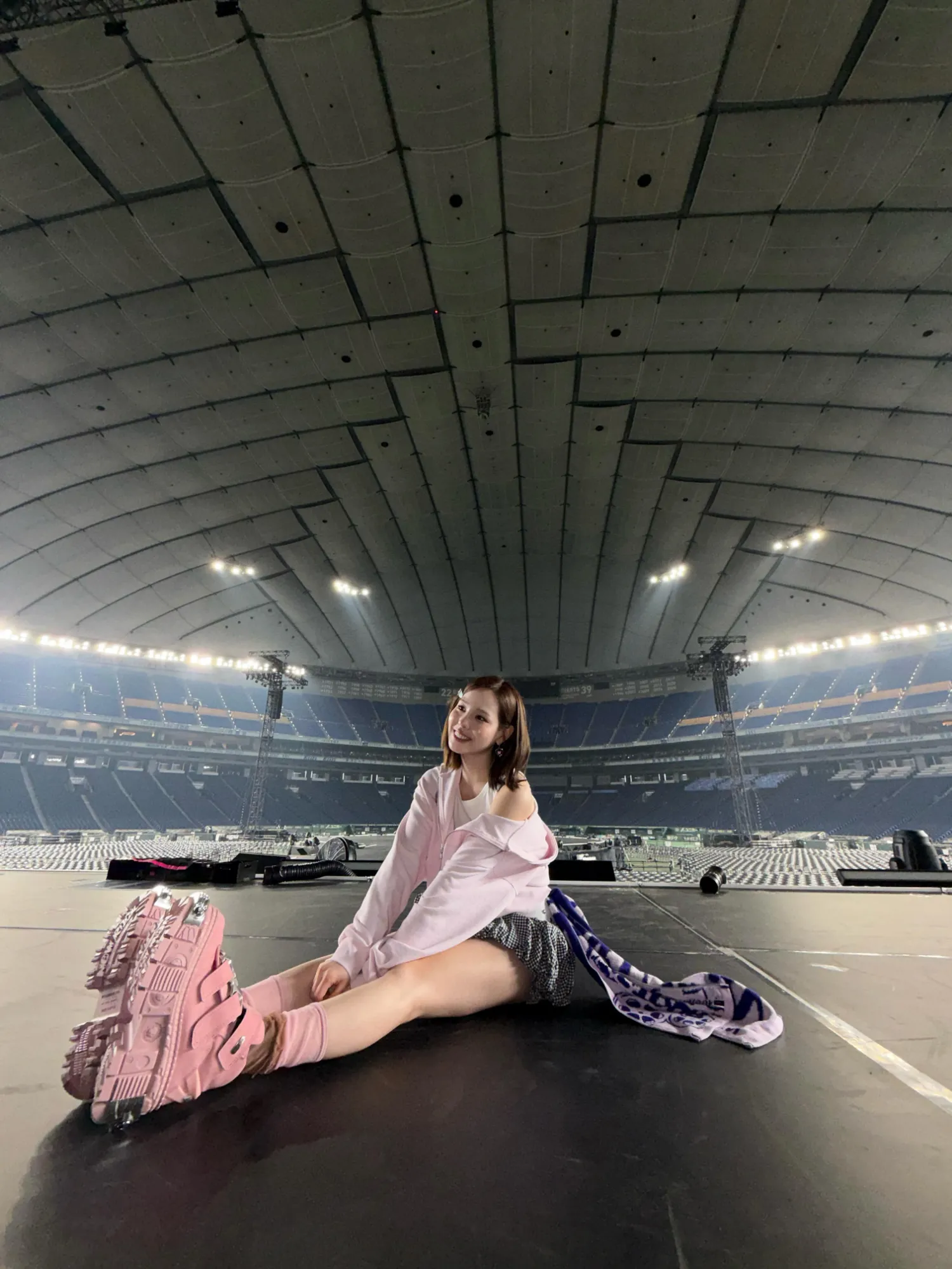 A moment captured by Mako (NiziU)'s fan