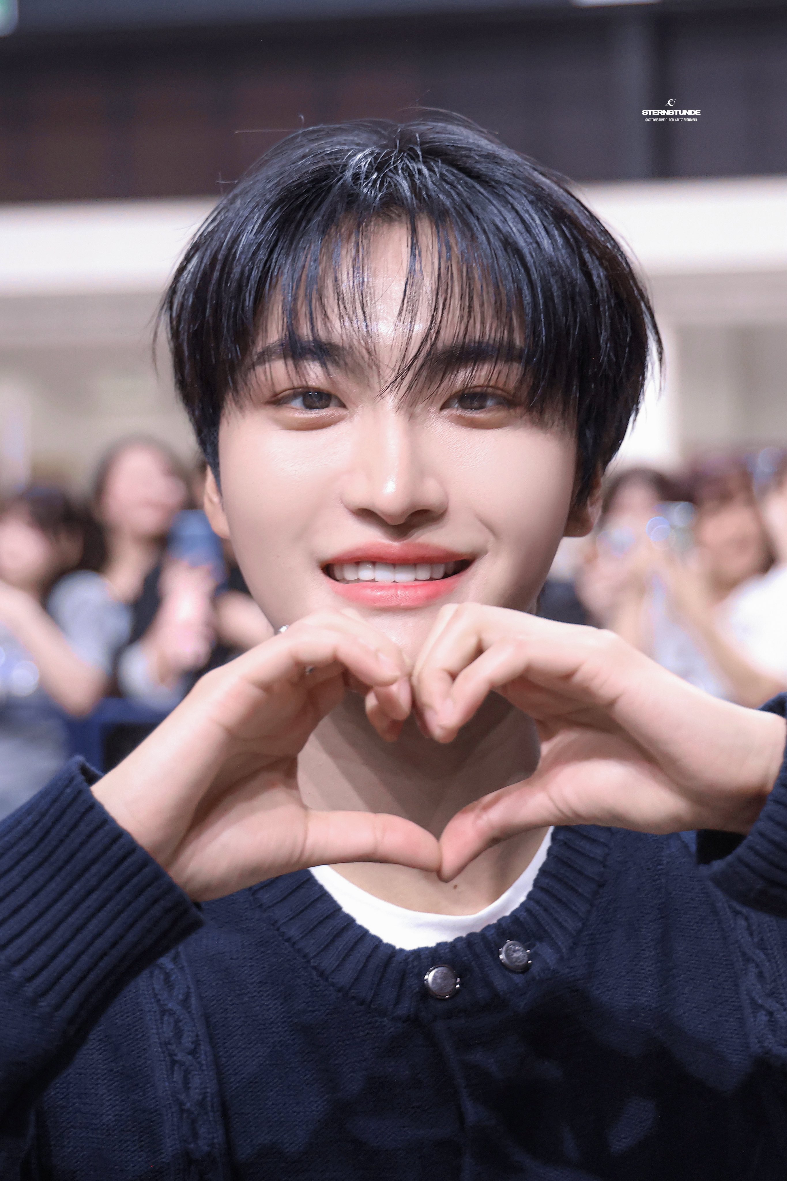 A moment captured by Seonghwa (ATEEZ)'s fan