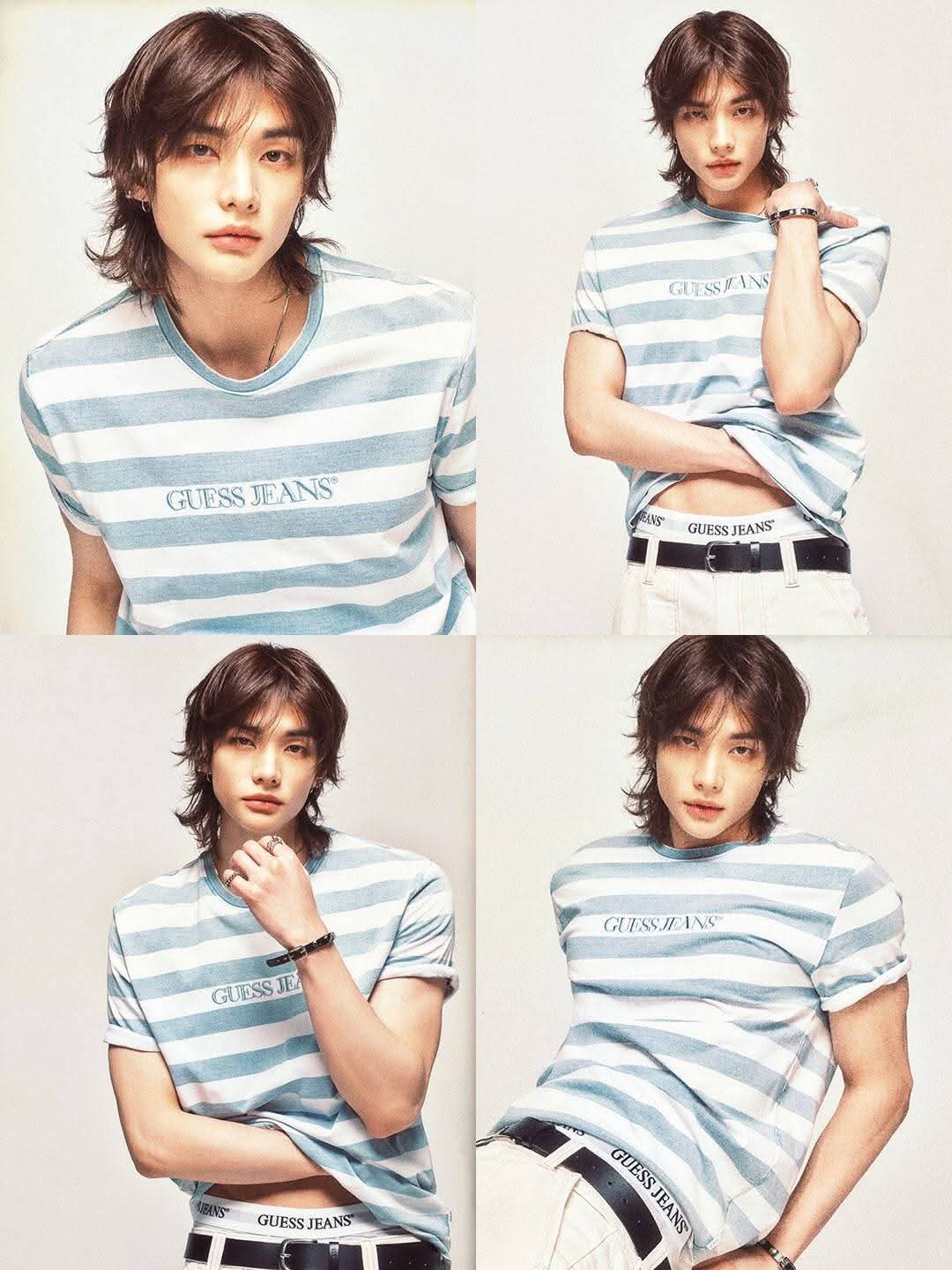 A moment captured by Hyunjin (Stray Kids)'s fan