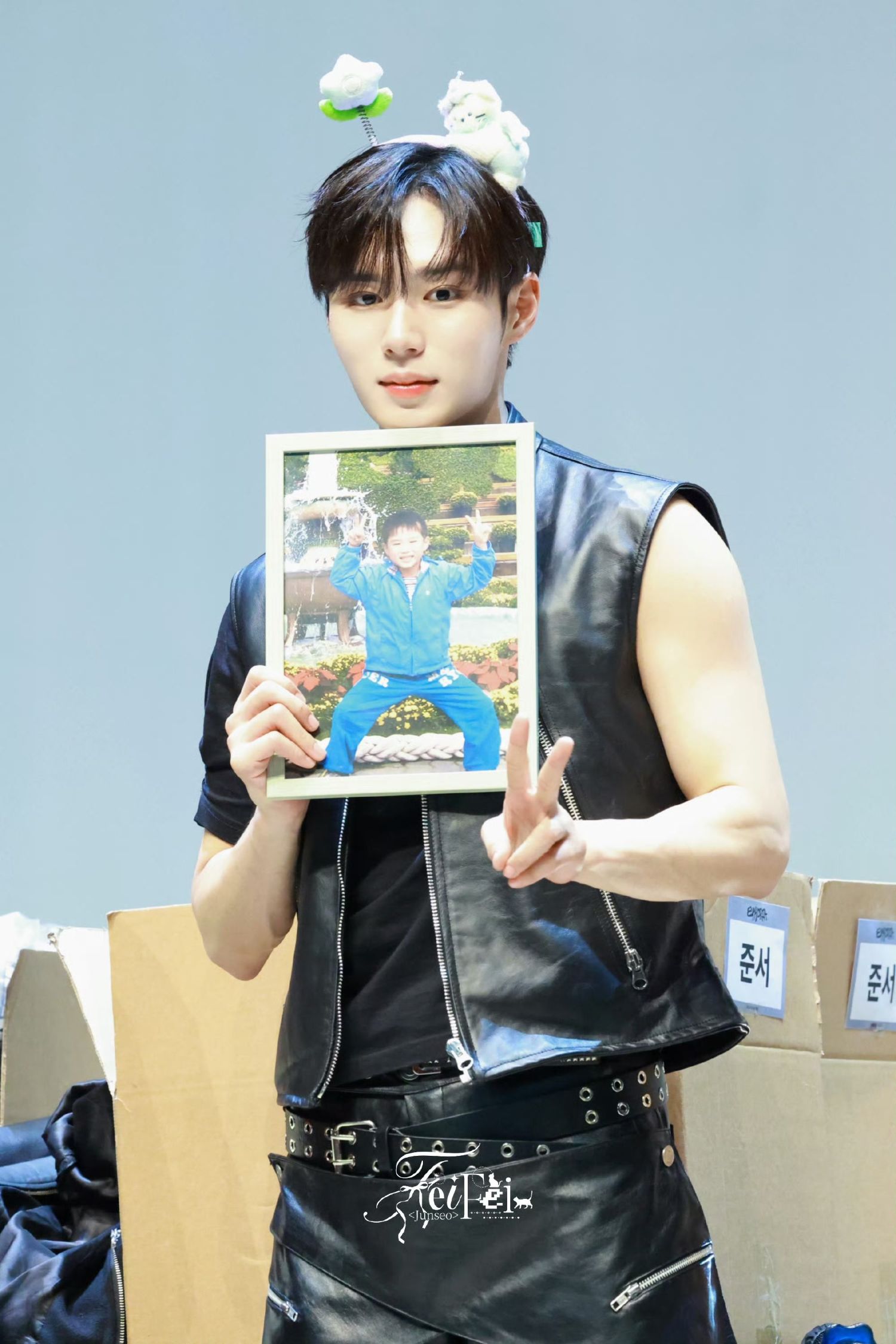 A moment captured by Kim Junseo (ALPHA DRIVE ONE)'s fan