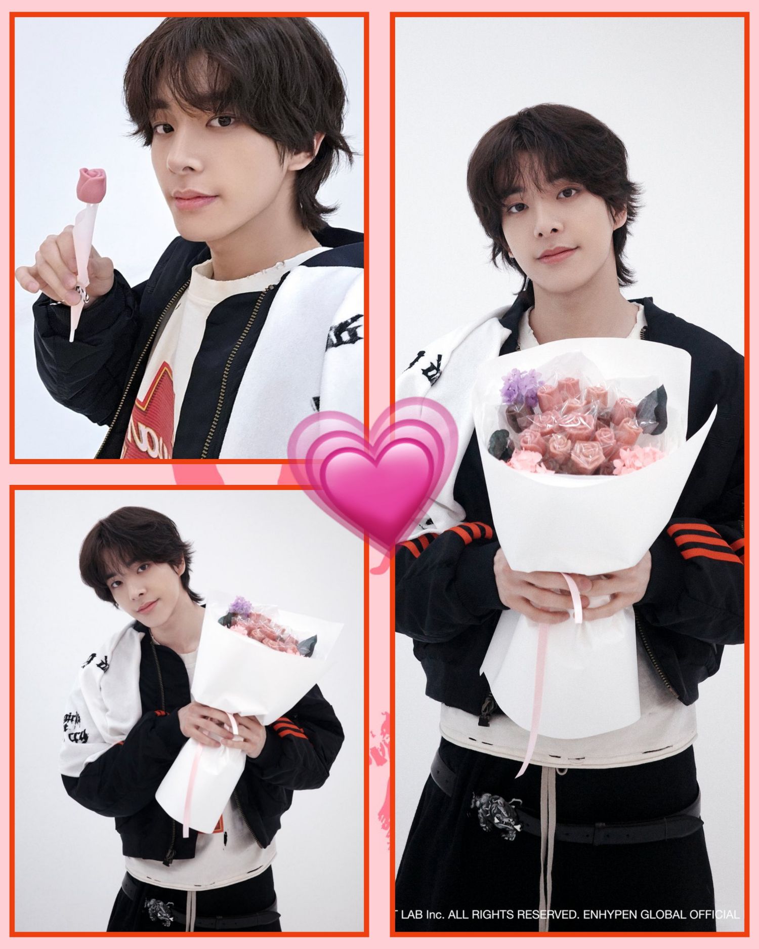 A moment captured by Jake (ENHYPEN)'s fan