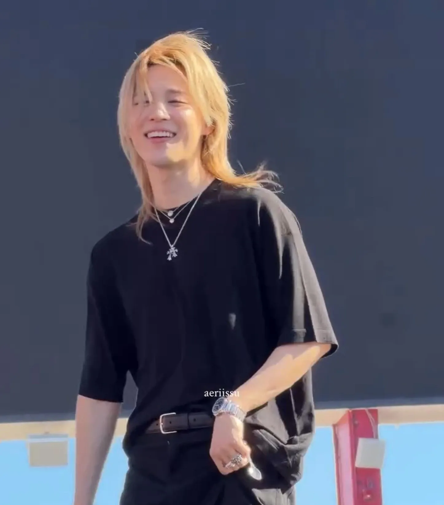 Recent activity shot of Jimin (BTS)